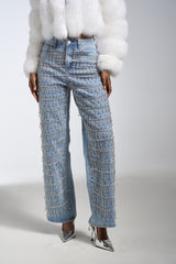 DRIP DRIP EMBELLISHED DENIM