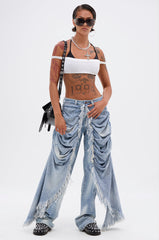 ALL OVER THE PLACE DENIM PANT