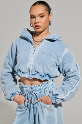 HONEY HONEY FRENCH TERRY BOMBER
