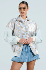 ALIYA BROCADE BOMBER