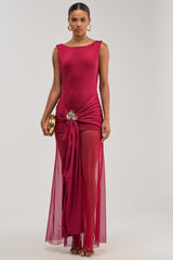 CHAMPAGNE TOAST MAXI DRESS