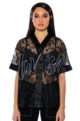 LAVISH FLORAL LACE JERSEY