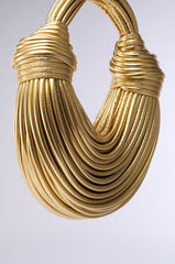BRB FAUX LEATHER ROPE PURSE