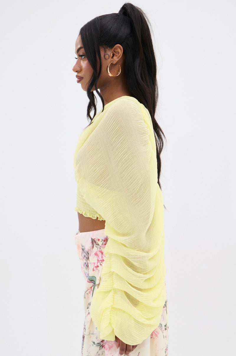 DIVINE RIGHT LONG SLEEVE BLOUSE TOP