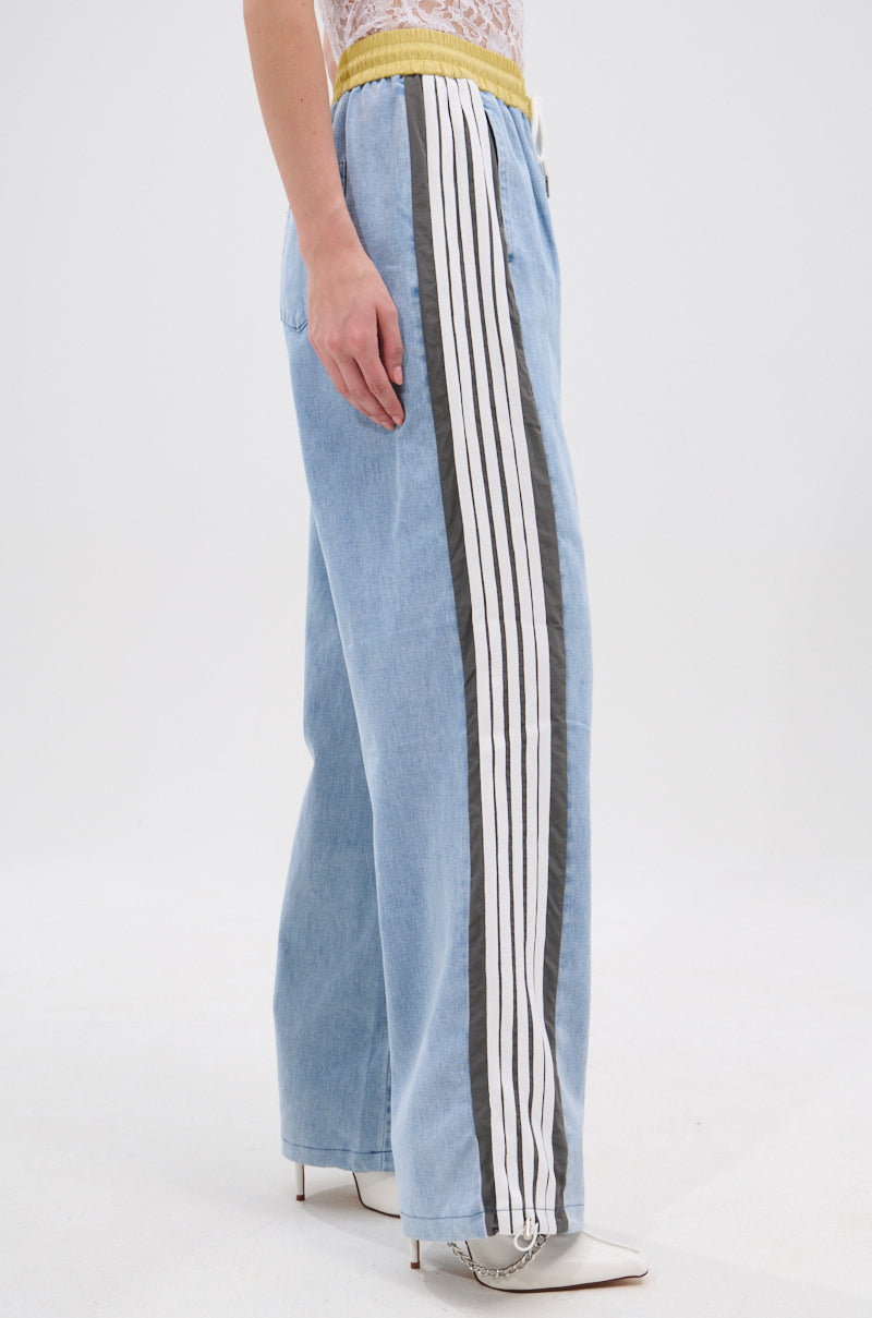 ALONE AGAIN DENIM TRACK PANT