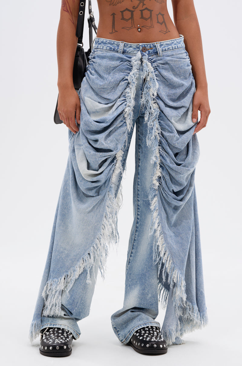 ALL OVER THE PLACE DENIM PANT