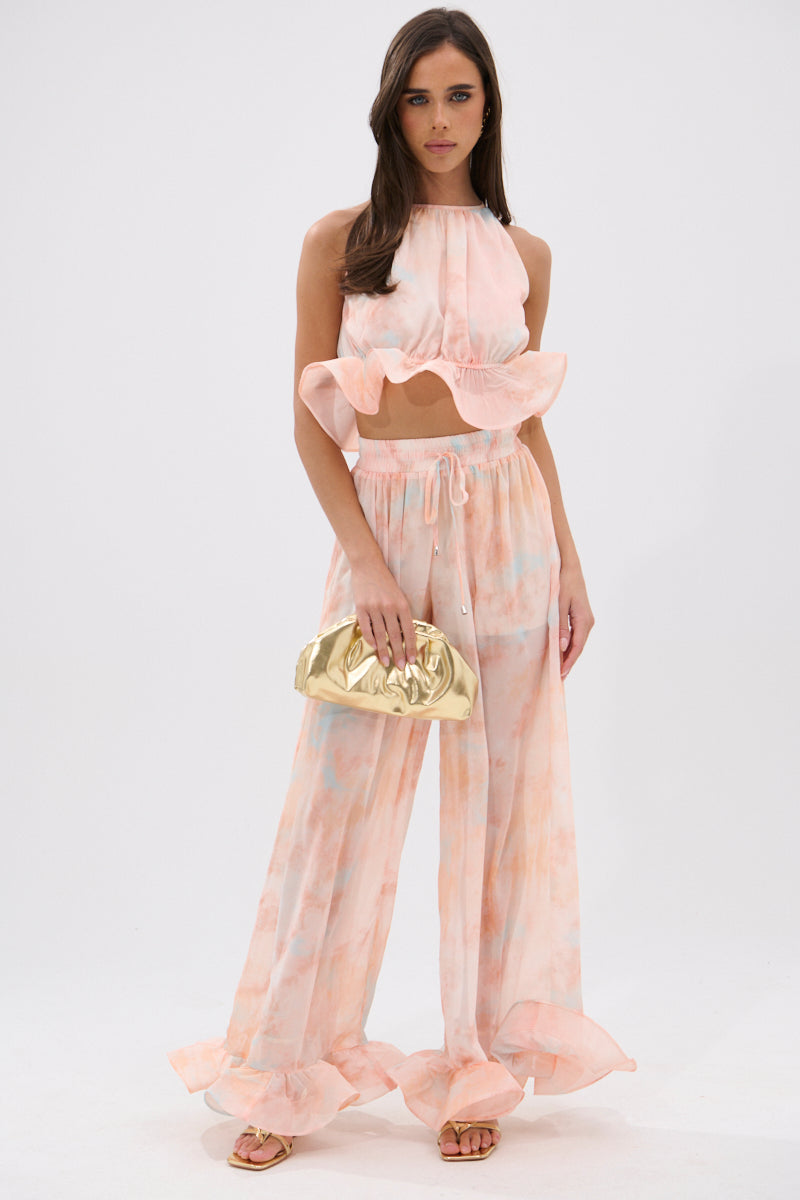 COLORFUL SKY OMBRE BLOUSE