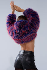 NELLIE FAUX FUR BOLERO