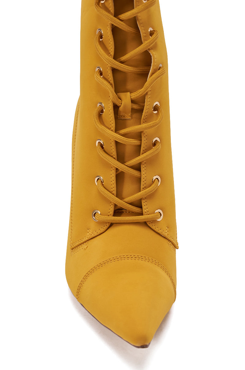 AZALEA WANG XIOMARAN YELLOW BOOTIE