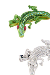 ALLIGATOR AND CROC HAIR CLIPS