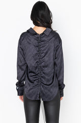 ANTI-SOCIAL SATIN TOP