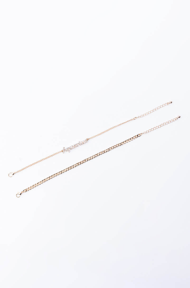 AQUARIUS PAVE ANKLET