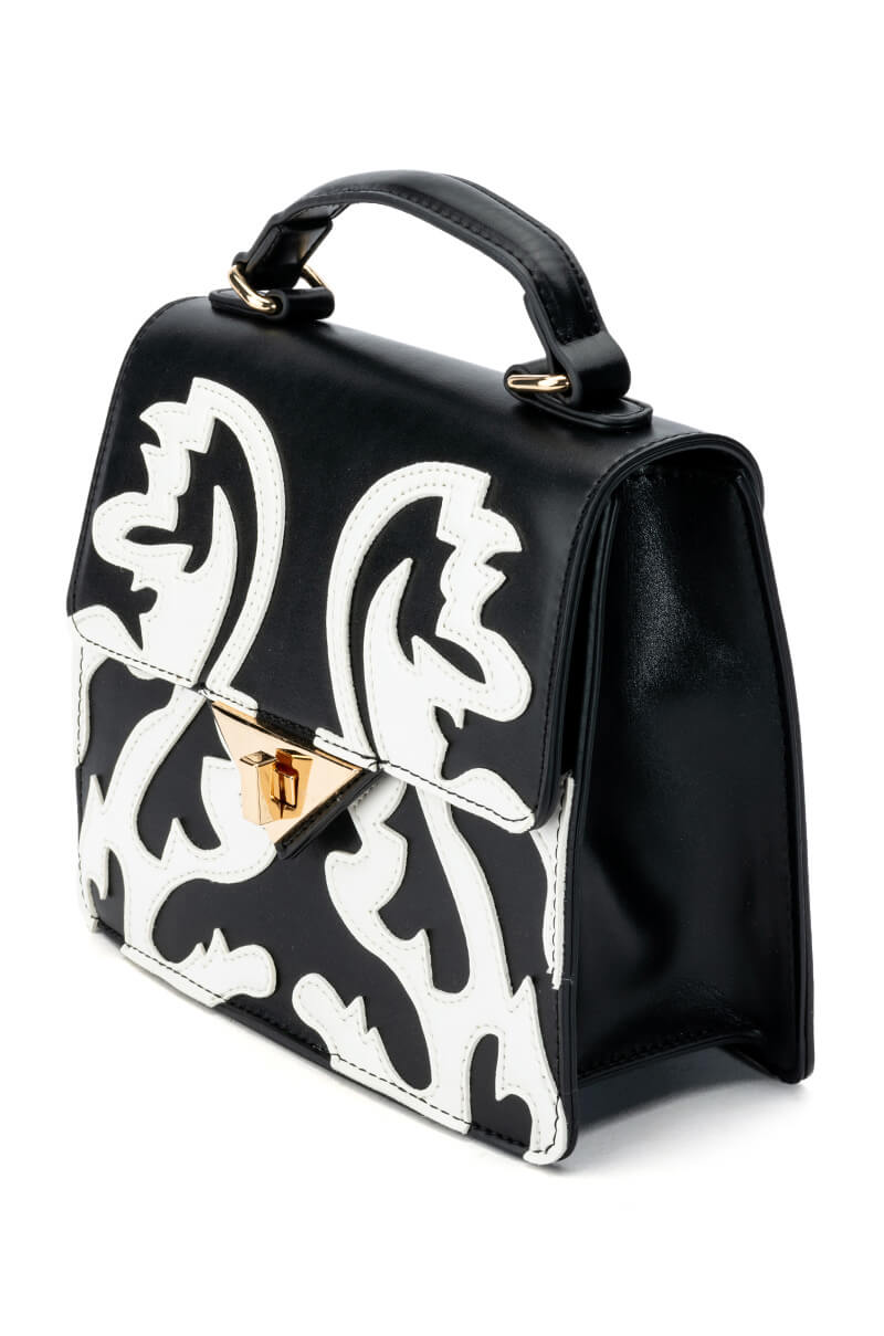ARIZONA BLACK WESTERN PURSE