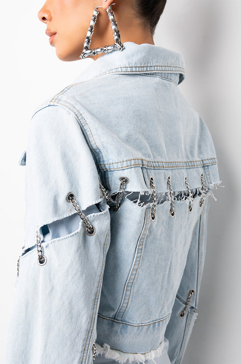 CHAIN GAME DENIM JACKET