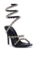 AZALEA WANG DELICACY EMBELLISHED HEEL