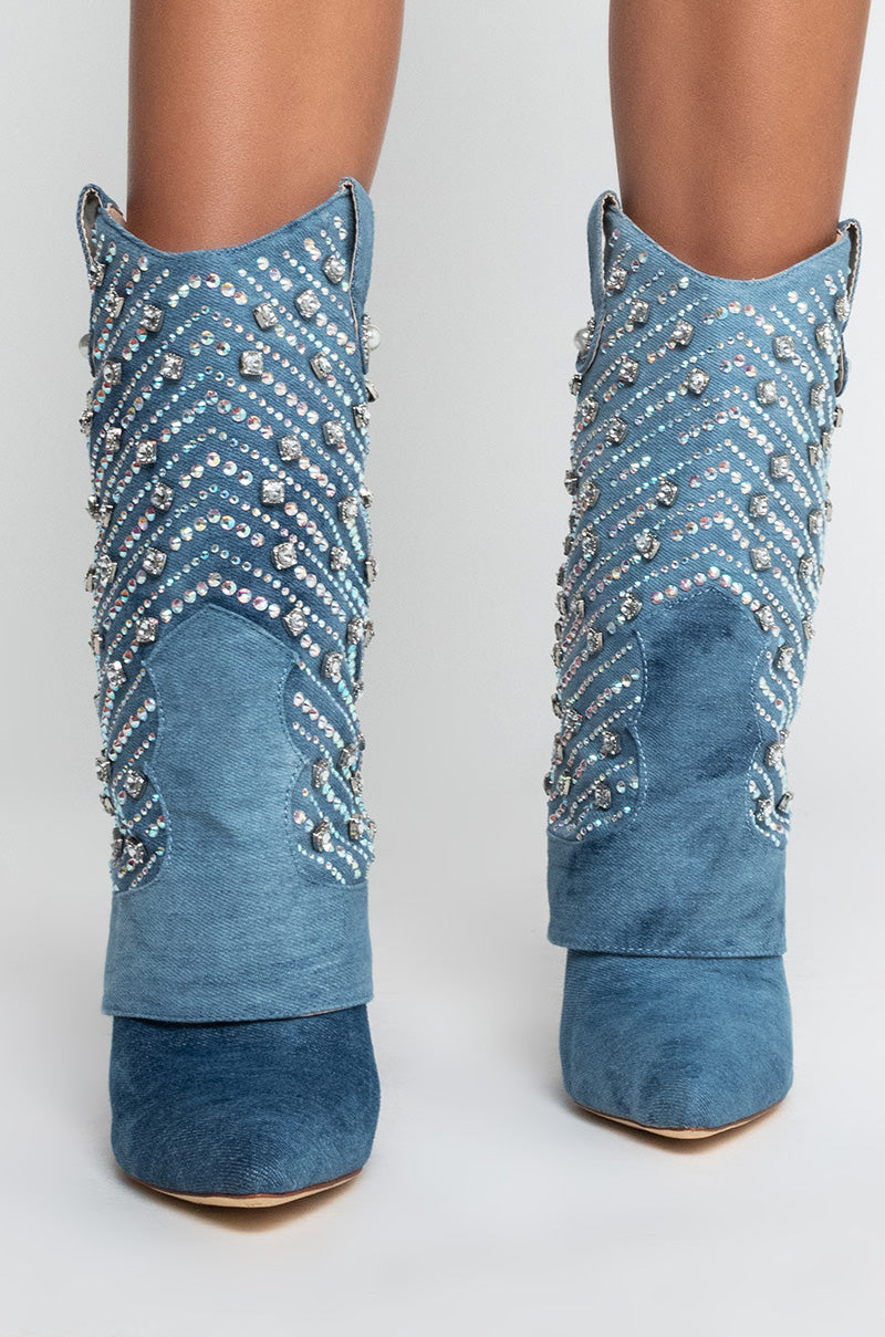 AZALEA WANG LEAVE IT ALL BEHIND STILETTO BOOTIE