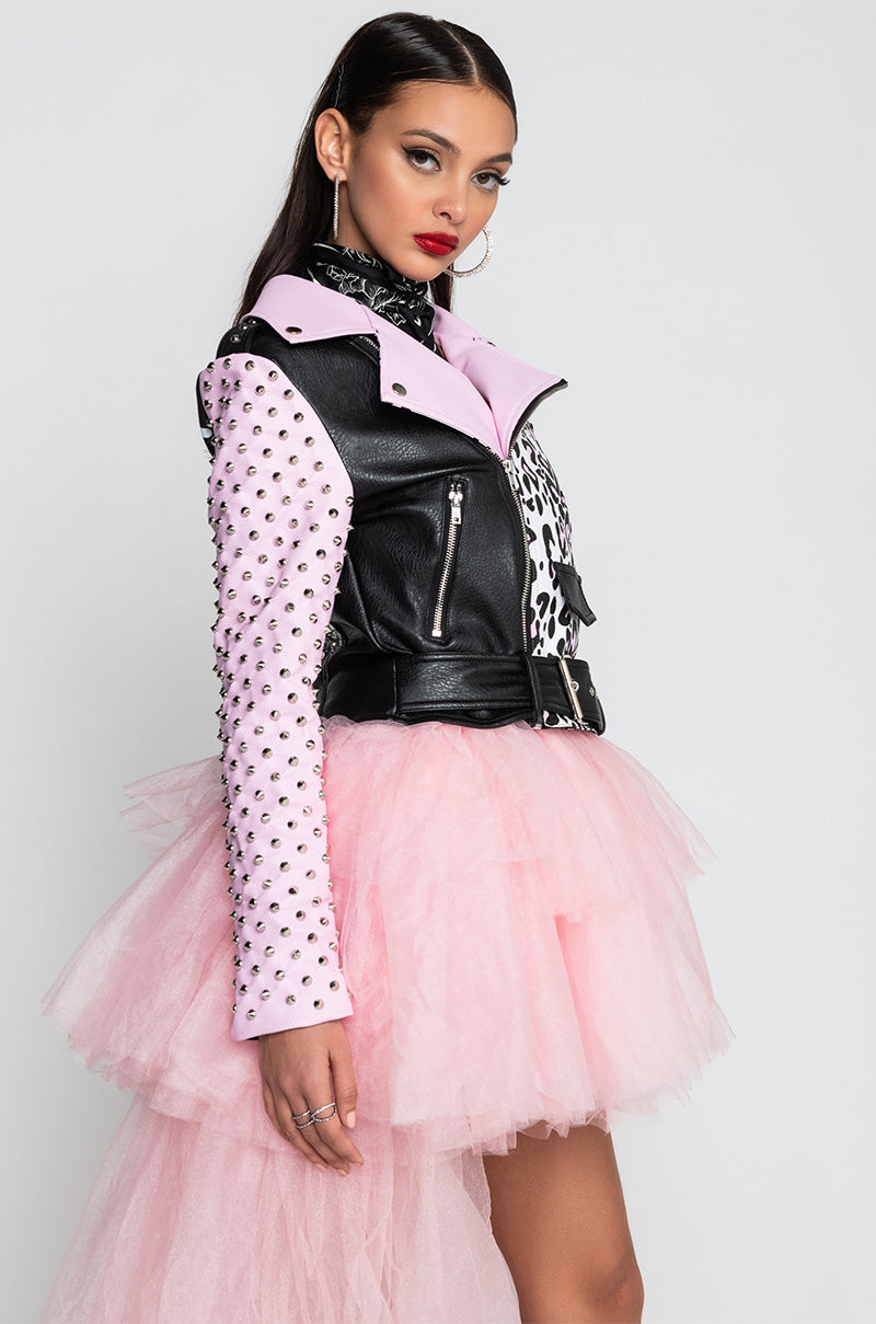 AZALEA WANG PRETTY MESS GRAFFITI JACKET