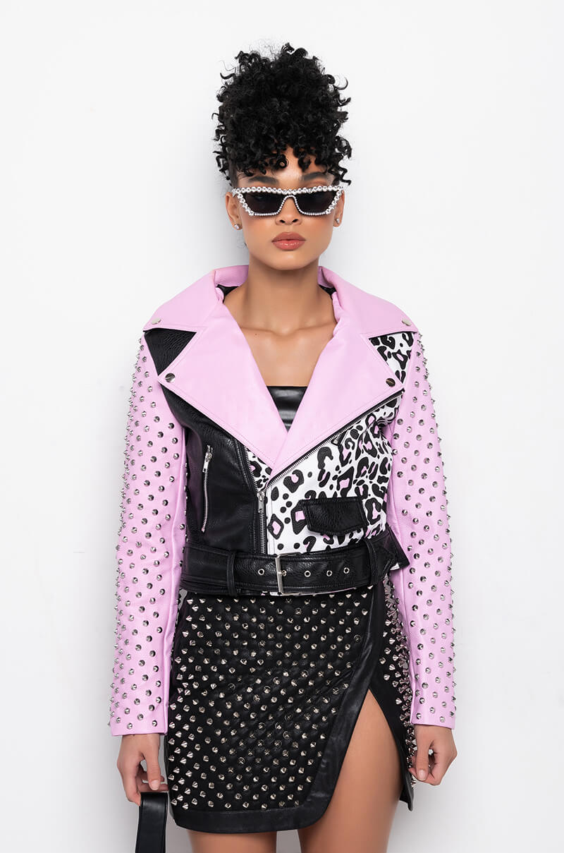 AZALEA WANG PRETTY MESS GRAFFITI JACKET
