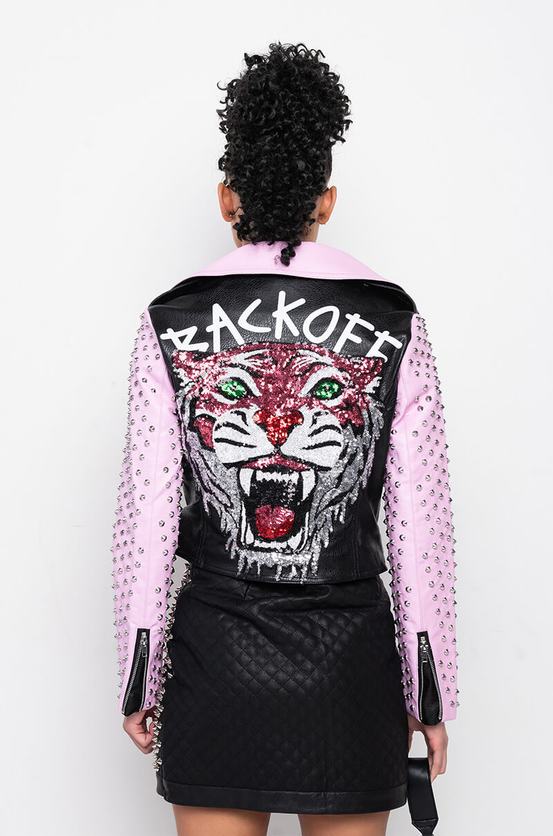 AZALEA WANG PRETTY MESS GRAFFITI JACKET