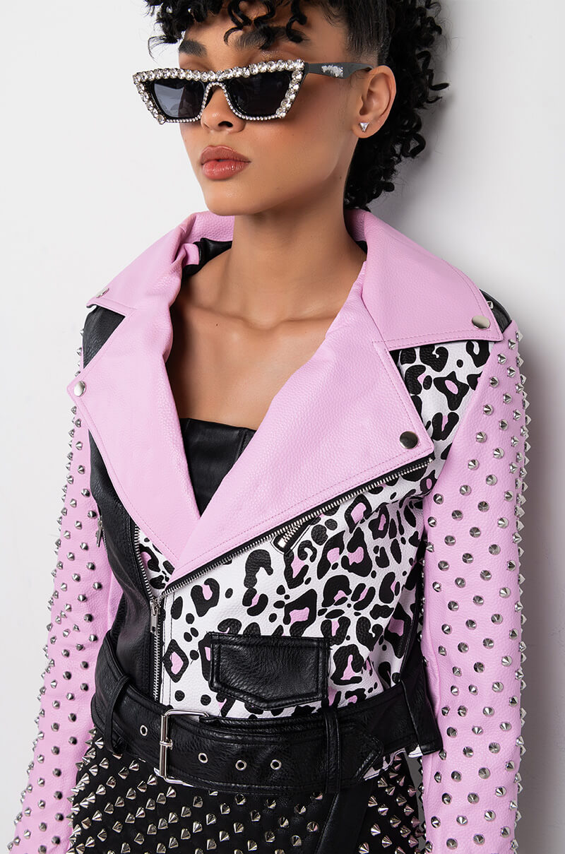 AZALEA WANG PRETTY MESS GRAFFITI JACKET