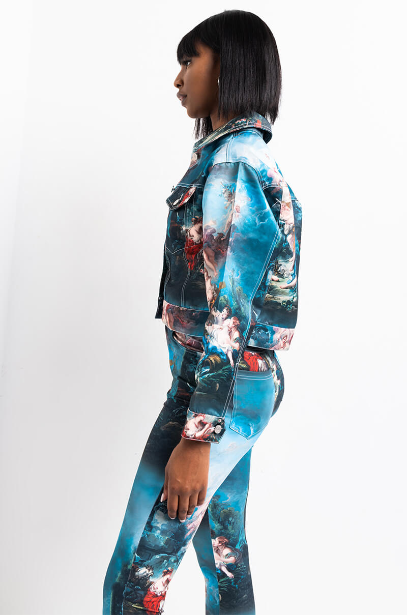 AZALEA WANG RENN OVERSIZE CROP JACKET
