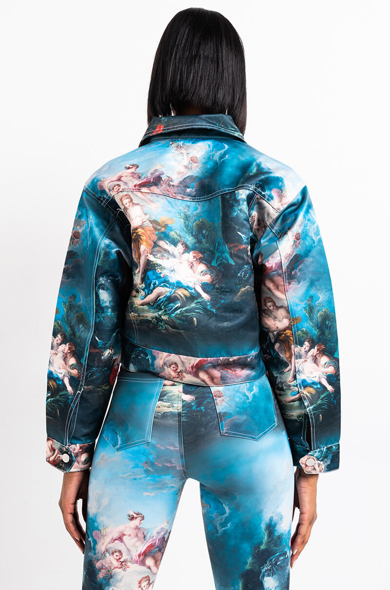 AZALEA WANG RENN OVERSIZE CROP JACKET