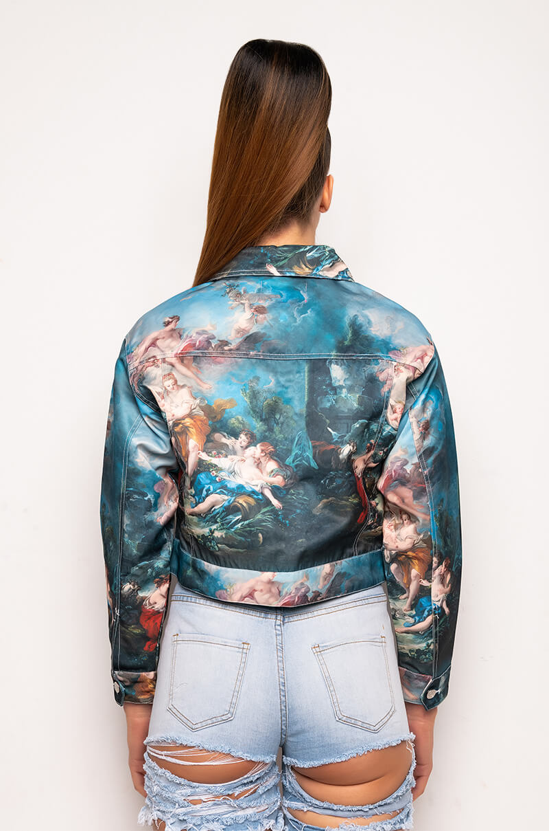 AZALEA WANG RENN OVERSIZE CROP JACKET