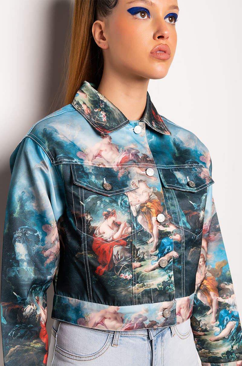 AZALEA WANG RENN OVERSIZE CROP JACKET