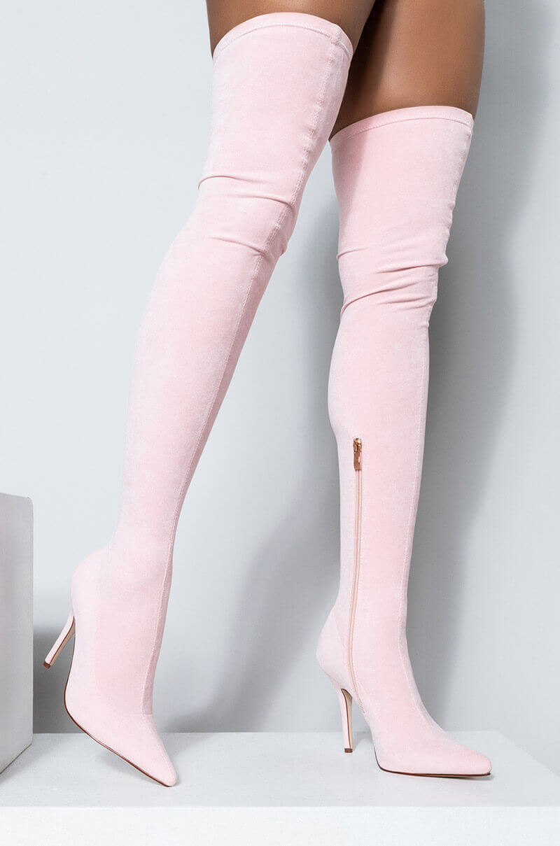 AZALEA WANG YOUR FRIENDS ARE TAKING YOU OUT BOOT IN PINK