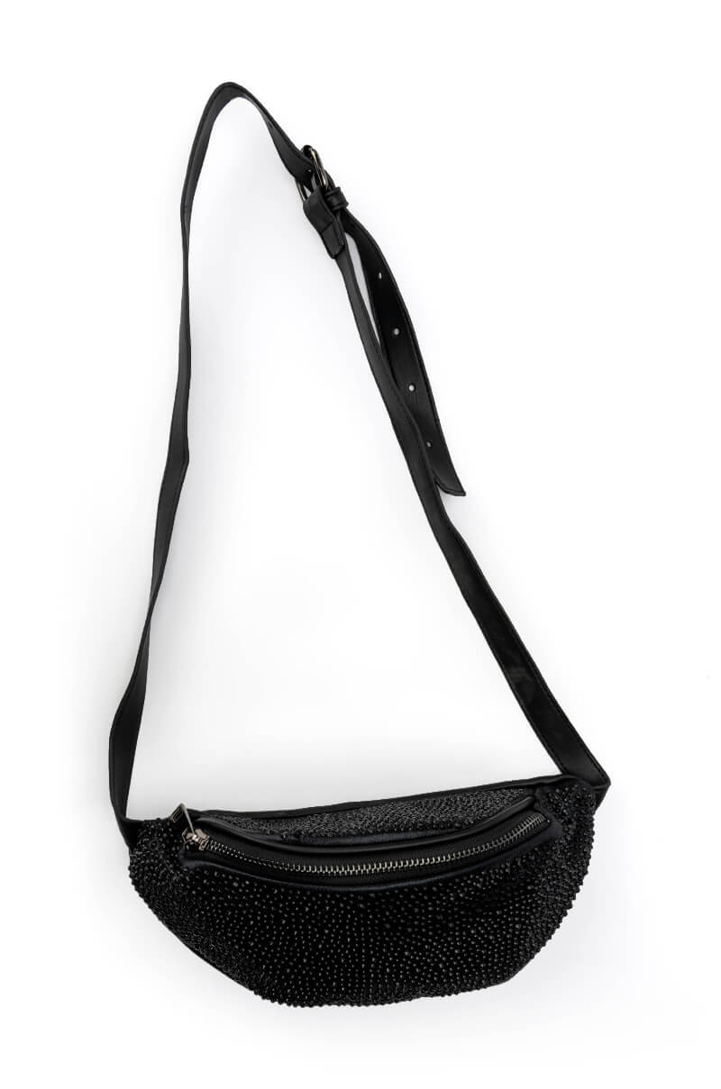 AZURE BLACK FANNY PACK