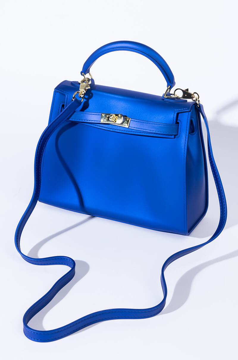 BABY I'M BULLETPROOF PURSE BLUE