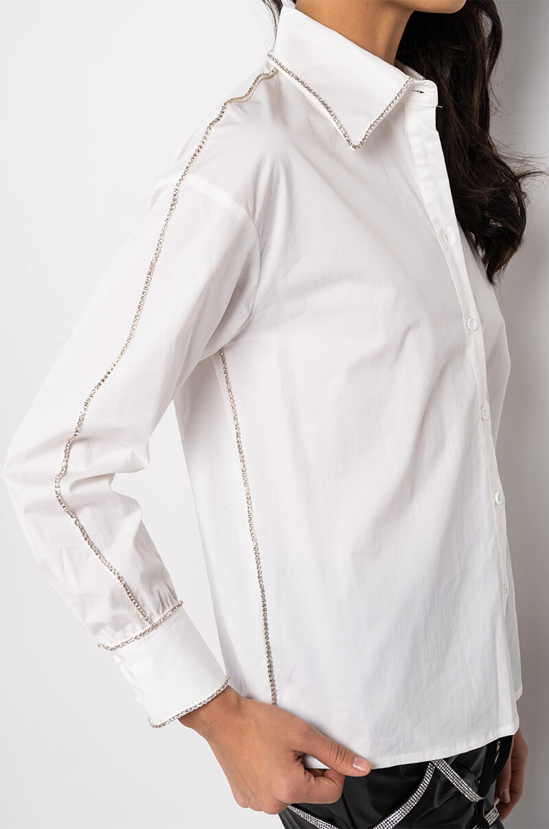 BACK 2 BUSINESS EMBELLISHED BUTTON DOWN