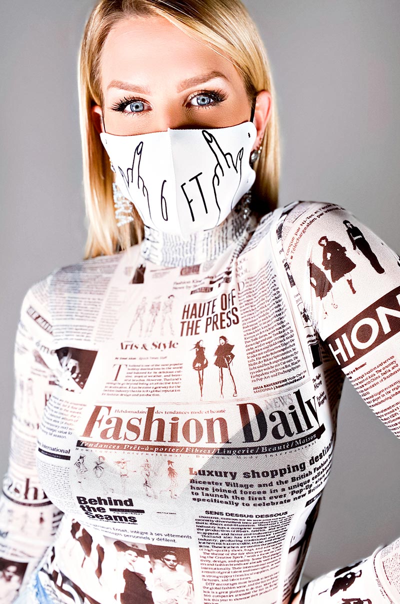 BACK UP FASHION MASK COVER