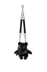 BEAR DOWN PURSE IN BLACK
