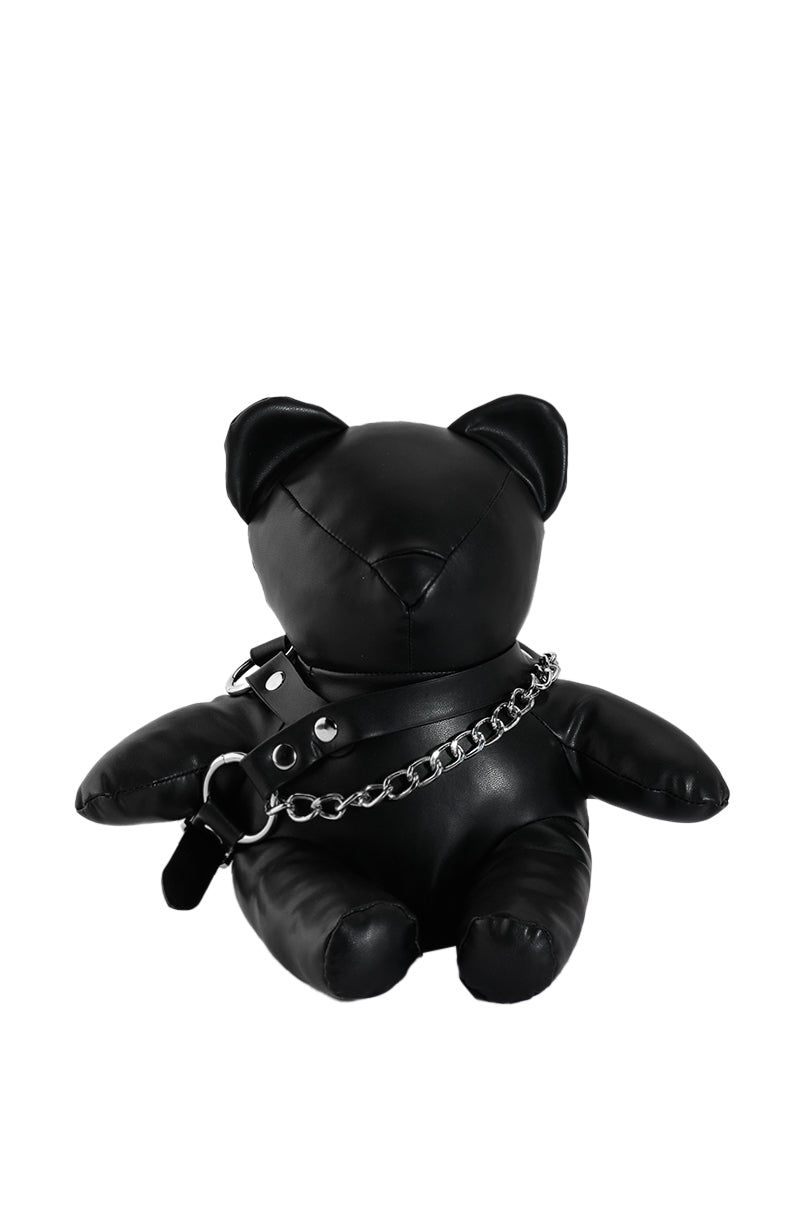 BEAR DOWN PURSE IN BLACK