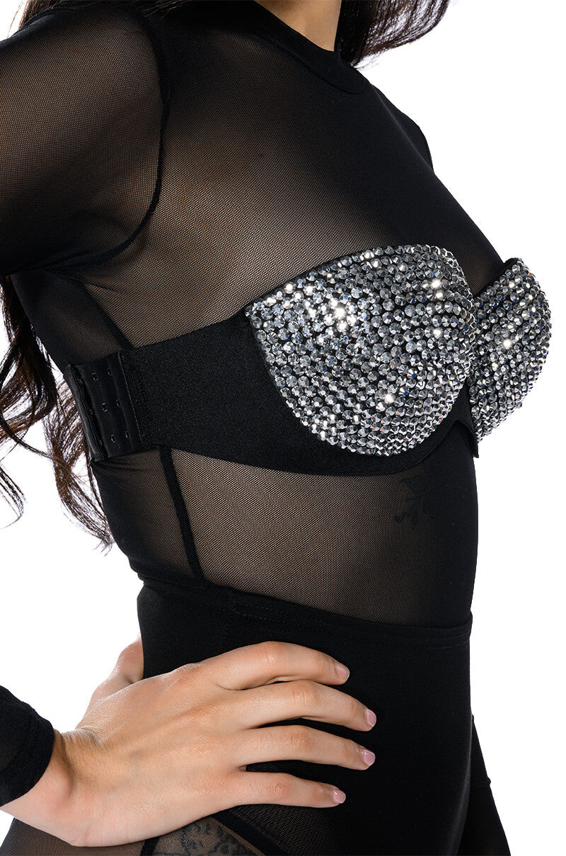 BEDAZZLE SUPPORT BRA C CUP