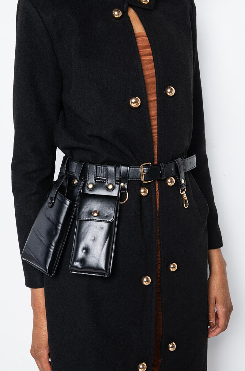 BERLIN TRENCH JACKET WITH UTILITY BELT