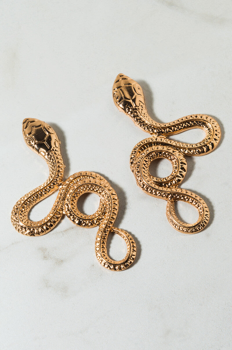 BIG TIMER SNAKE EARRING