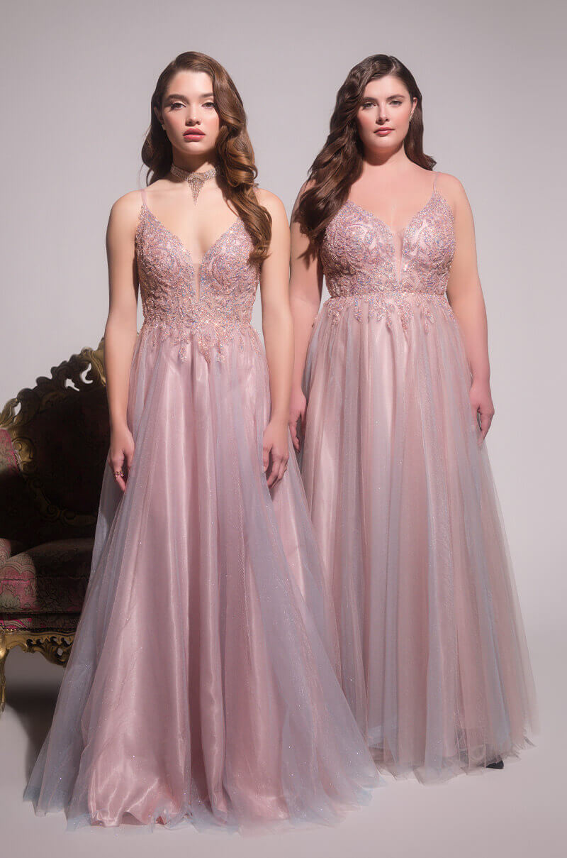 BLACK LABEL OVER ALL OF IT TULLE MAXI GOWN