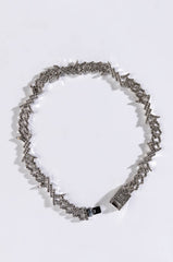 BLING BARBED WIRE CHOKER