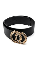 BLINGED OUT PU BELT