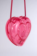 BLOSSOM ACRYLIC HEART BAG
