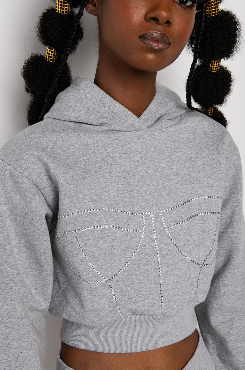 BODYLINES RHINESTONE SWEATSHIRT