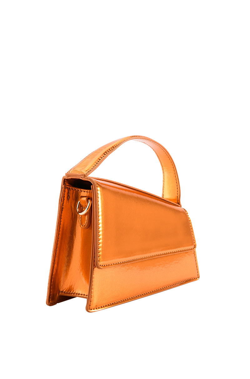 BOISE ORANGE ASYMMETRICAL PURSE