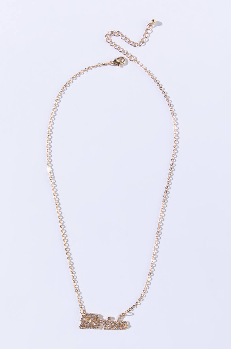 BRIDE PAVE NECKLACE