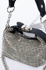 DIRTY SOUTH RHINESTONE POUCH BAG