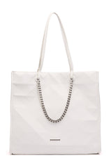 BUZZING WHITE TOTE BAG