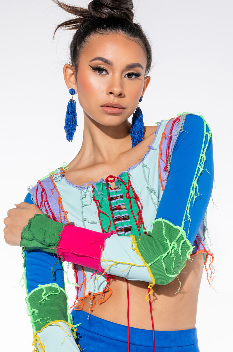 CALL ME NEVER MULTI COLOR TOP