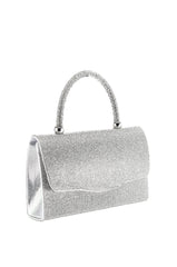 CAN I GET IT EMBELLISHED TOP HANDLE PURSE