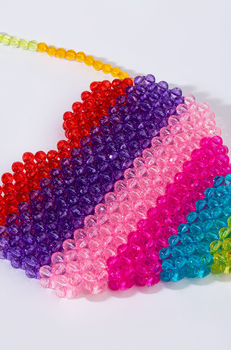 CANDY HEART BEAD BAG
